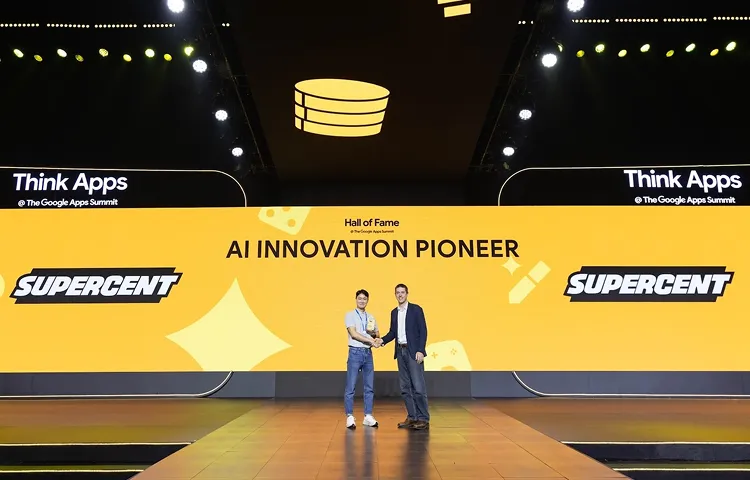 슈퍼센트, 구글 앱 서밋 'AI 혁신' 부문 최고 개발사 선정